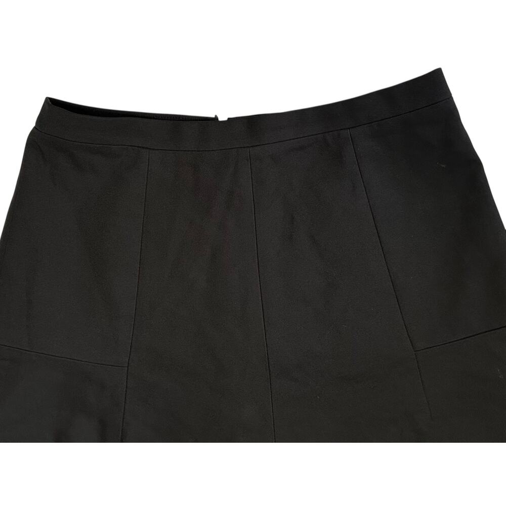 J. Crew Fluted Skirt in Double Crepe Black 03394 Size 2 - Picture 3 of 7